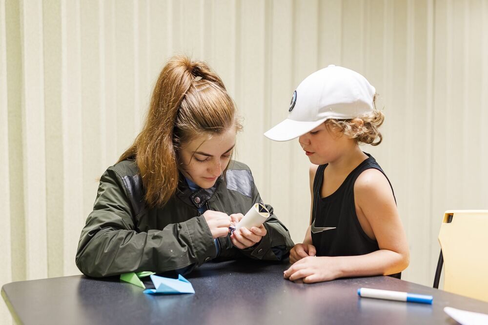 Kids learning together